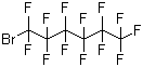 1-溴全氟己烷分子结构 (CAS 335-56-8)