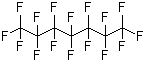 structure of CAS# 335-57-9, Perfluoroheptane