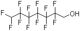 structure of CAS# 335-99-9, 1H,1H,7H-Dodecafluoroheptanol