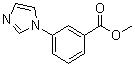 structure of CAS# 335255-85-1, 3-(1H-咪唑-1-基)苯甲酸甲酯