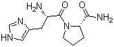 CAS 登录号：33605-69-5, 组氨酸脯氨酸酰胺, (2S)-1-[(2S)-2-氨基-3-(3H-咪唑-4-基)丙酰基]吡咯烷-2-甲酰胺
