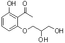 CAS 登录号：3361-18-0, 2'-(2,3-二羟基丙氧基)-6'-羟基-苯乙酮