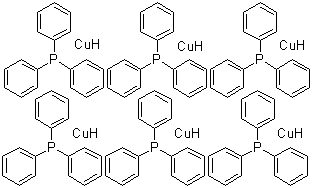 structure of CAS# 33636-93-0, (Triphenylphosphine)copper hydride hexamer