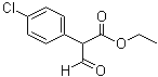 4-氯-alpha-甲酰基苯乙酸乙酯分子结构 (CAS 33691-09-7)