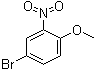 structure of CAS# 33696-00-3, 3-Bromo-6-methoxynitrobenzene
