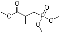 3-(Dimethoxyphosphinyl)-2-methylpropanoic acid methyl ester molecular structure (CAS 33771-60-7)