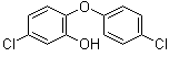 4,4'-Dichloro-2-hydroxydiphenyl ether molecular structure (CAS 3380-30-1)