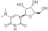 5-Dimethylaminouridine molecular structure (CAS 33805-45-7)