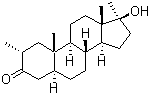 甲基屈他雄酮分子结构 (CAS 3381-88-2)