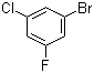 structure of CAS# 33863-76-2, 3-Chloro-5-fluorobromobenzene