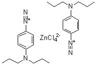 CAS # 33864-17-4, Bis[4-(dipropylamino)benzenediazonium] (T-4)-tetrachlorozincate