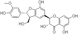 structure of CAS# 33889-69-9, Silicristin