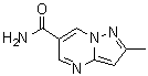 CAS 登录号：338953-49-4, 2-甲基吡唑并[1,5-a]嘧啶-6-甲酰胺
