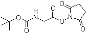 structure of CAS# 3392-07-2, Boc-glycine-N-hydroxysuccinimide ester