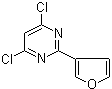 4,6-Dichloro-2-(3-furanyl)pyrimidine molecular structure (CAS 339366-65-3)