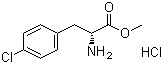 4-氯-D-苯丙氨酸甲酯盐酸盐分子结构 (CAS 33965-47-8)