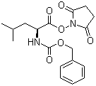 Cbz-L-Leucine N-succinimidyl ester molecular structure (CAS 3397-35-1)
