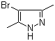 structure of CAS# 3398-16-1, 4-Bromo-3,5-dimethylpyrazole