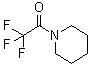 N-(三氟乙酰基)哌啶分子结构 (CAS 340-07-8)