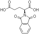 N-邻苯二甲酰-L-谷氨酸分子结构 (CAS 340-90-9)