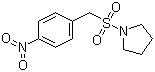 structure of CAS# 340041-91-0, N-[(4-Nitrophenyl)-methylsulfonyl]pyryolidine
