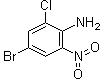 structure of CAS# 34033-41-5, 4-Bromo-2-chloro-6-nitroaniline