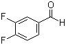 3,4-二氟苯甲醛分子结构 (CAS 34036-07-2)