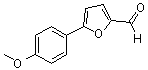 5-对茴香基糠醛分子结构 (CAS 34070-33-2)