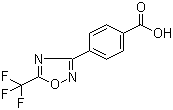 4-[5-(三氟甲基)-1,2,4-噁二唑-3-基]苯甲酸分子结构 (CAS 340736-76-7)