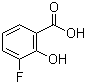 3-Fluoro-2-hydroxybenzoic acid molecular structure (CAS 341-27-5)