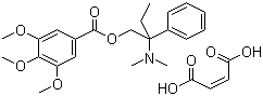 structure of CAS# 34140-59-5, Trimebutine maleate