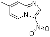 structure of CAS# 34165-07-6, 7-甲基-3-硝基咪唑并[1,2-a]吡啶