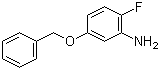 structure of CAS# 342042-82-4, 5-(苄氧基)-2-氟苯胺