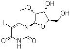 structure of CAS# 34218-84-3, 5-Iodo-2'-O-methyluridine