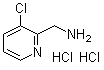 structure of CAS# 342816-31-3, 3-Chloro-2-pyridinemethanamine hydrochloride
