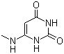 6-甲基氨基尿嘧啶分子结构 (CAS 34284-87-2)