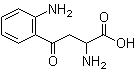 structure of CAS# 343-65-7, DL-Kynurenine