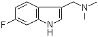 6-氟芦竹碱分子结构 (CAS 343-93-1)