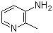 3-氨基-2-甲基吡啶分子结构 (CAS 3430-10-2)