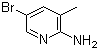 structure of CAS# 3430-21-5, 2-Amino-5-bromo-3-methylpyridine
