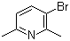 structure of CAS# 3430-31-7, 3-Bromo-2,6-dimethylpyridine