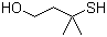 structure of CAS# 34300-94-2, 3-Mercapto-3-methyl-1-butanol