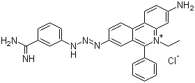 structure of CAS# 34301-55-8, Isometamidium chloride