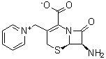 CAS # 3432-88-0, (6R-trans)-1-[(7-Amino-2-carboxy-8-oxo-5-thia-1-azabicyclo[4.2.0]oct-2-en-3-yl)methyl]-pyridinium inner salt, 7-Amino-3-(1-pyridylmethyl)-3-cephem-4-carboxylic acid