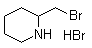 structure of CAS# 3433-38-3, 2-(溴甲基)哌啶氢溴酸盐