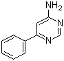 structure of CAS# 3435-29-8, 4-Amino-6-phenylpyrimidine