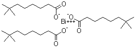 structure of CAS# 34364-26-6, Bismuth trineodecanoate