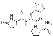 CAS 登录号：34367-54-9, alpha-(5-氧代-L-脯氨酰)-(3-甲基-L-组氨酰)-L-脯氨酰胺