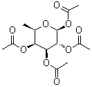 CAS # 34371-41-0, 6-Deoxy-beta-D-galactopyranose tetraacetate, Tetra-O-acetyl-beta-D-fucopyranose, Tri-O-acetyl-beta-D-fucopyranosyl acetate