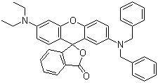 2'-(Dibenzylamino)-6'-(diethylamino)fluoran molecular structure (CAS 34372-72-0)